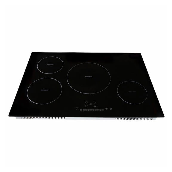 Electric Cooktop 30 Inch, 4 Burners Induction Stove Top 7500W, Built-in Magnetic Cooktop with LED Touch Control, 9 Heat Levels, Timer, Child Lock & Overheat Protection