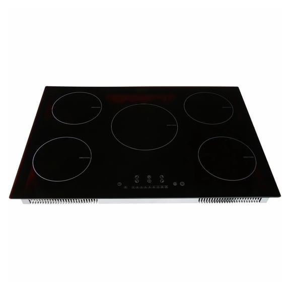Electric Cooktop 30 Inch, 5 Burner Induction Stove Top 9200W, Built-in Magnetic Range with LED Touch Control, Timer, Child Lock & Overheat Protection
