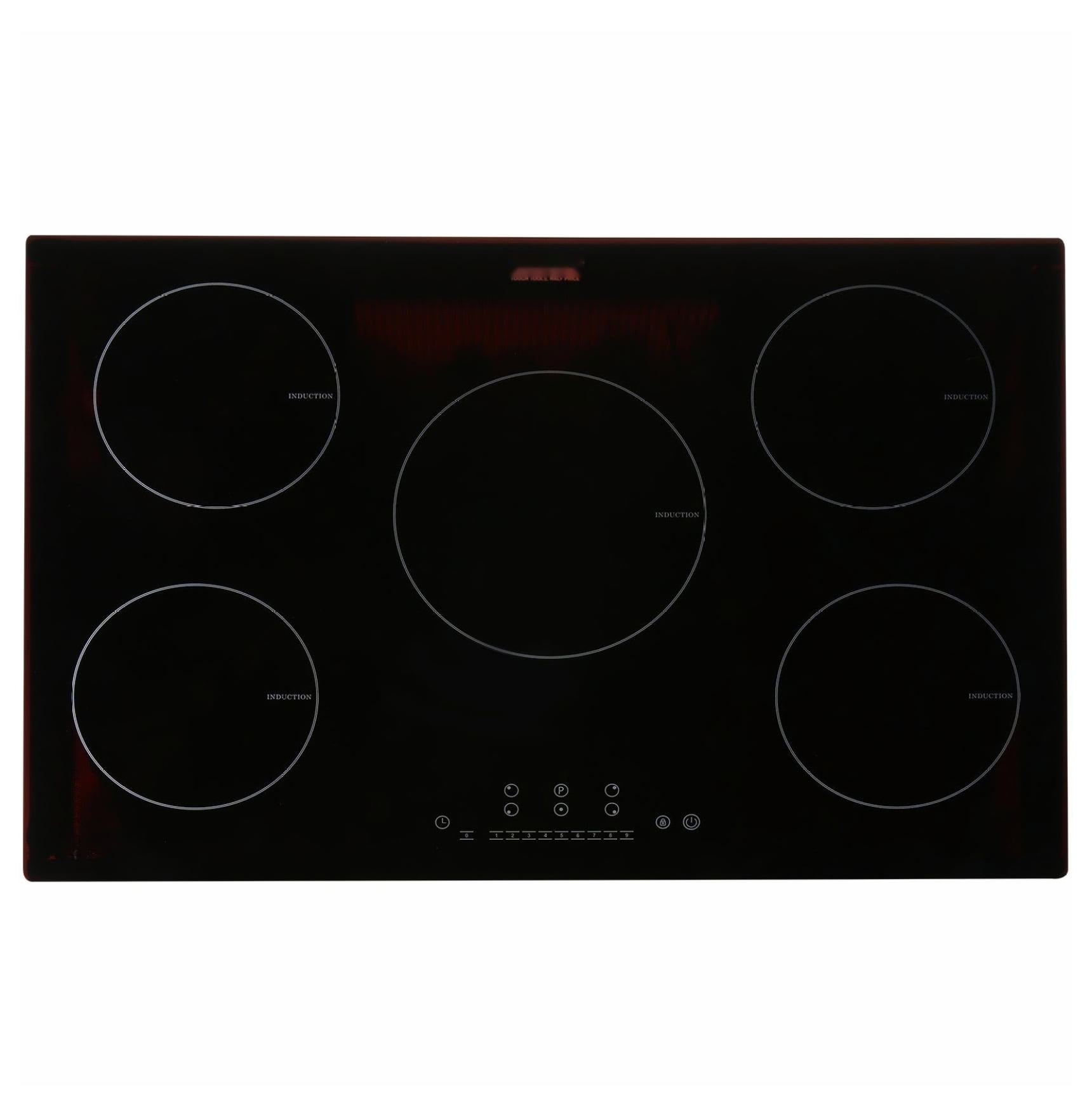 Electric Cooktop 30 Inch, 5 Burners Induction Stove Top 9200W, Built-in Cooktop with LED Touch Control, 9 Heat Levels, Child Lock & Overheat Protection
