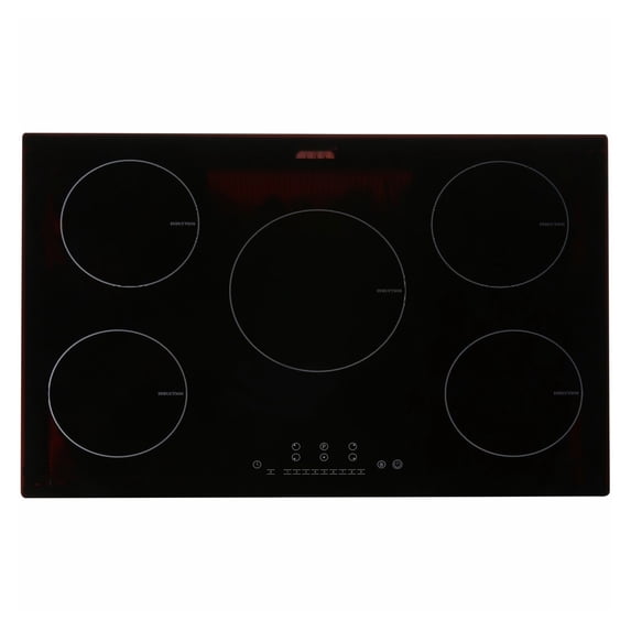 Electric Cooktop 30 Inch, 5 Burners Induction Stove Top 9200W, Built-in Magnetic Cooktop with LED Touch Screen, 9 Heat Levels, Child Lock & Overheat Protection