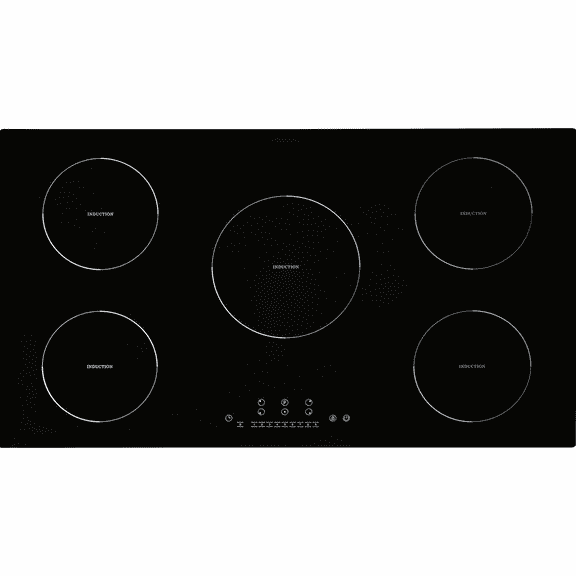 Electric Cooktop 36 Inch, 5 Burner Induction Stove Top 9200W, Built-in Magnetic Cooktop w/ LED Touch Screen, 9 Heat Levels, Child Lock & Overheat Protection