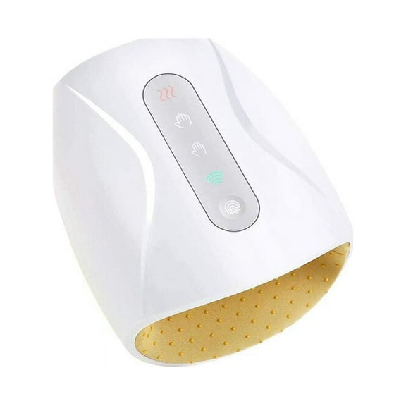 Electric Cordless Hand Massage Machine Palm Finger Acupoint Wireless Massager with Air Pressure and Hot Compress Acupressure