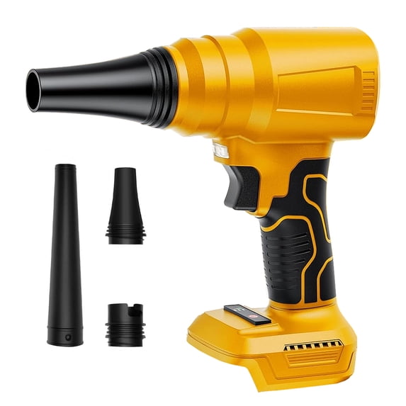 Electric Cordless Leaf Blower Dust Blower for DEWALT 20V Battery (Tool only)140000 RPM Brushless High-Speed Motor Handheld Jet Fan Air Blower for Patio Cleaning Lawn Care,Blowing Leaves and Dust