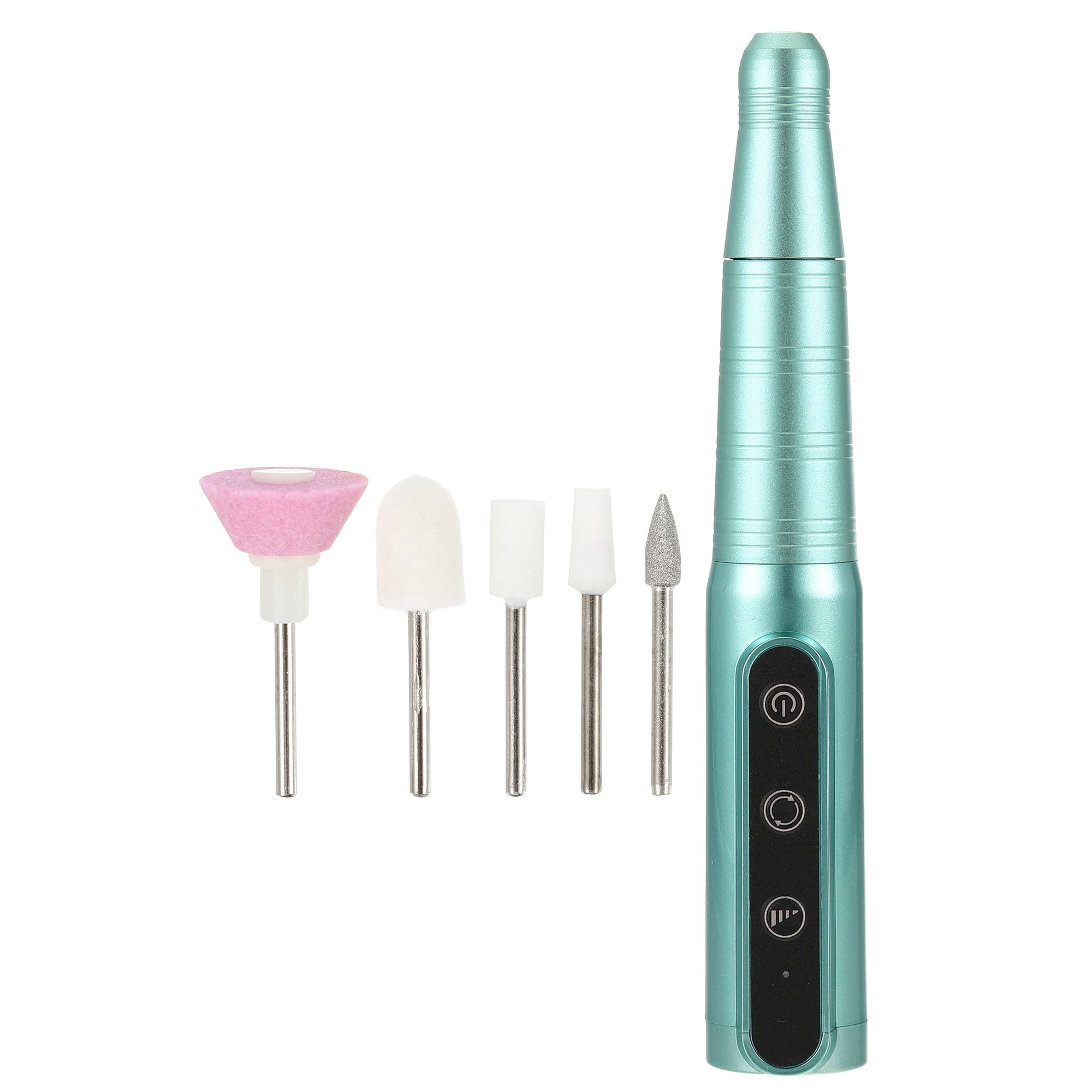 Electric Cordless Nail Drill Kit 26000RPM Nail Drill MachineNail Drill for Manicure Polishing Green