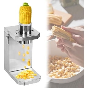 Electric Corn Kerneler Machine, Automatic Corn Cutter For Fresh & Cooked Corn, Stainless Steel Commercial Corn Sheller With Serrated Blade