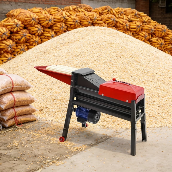 Electric Corn Sheller Automatic Dry Corn Thresher Machine Corn Peeler 2800RPM