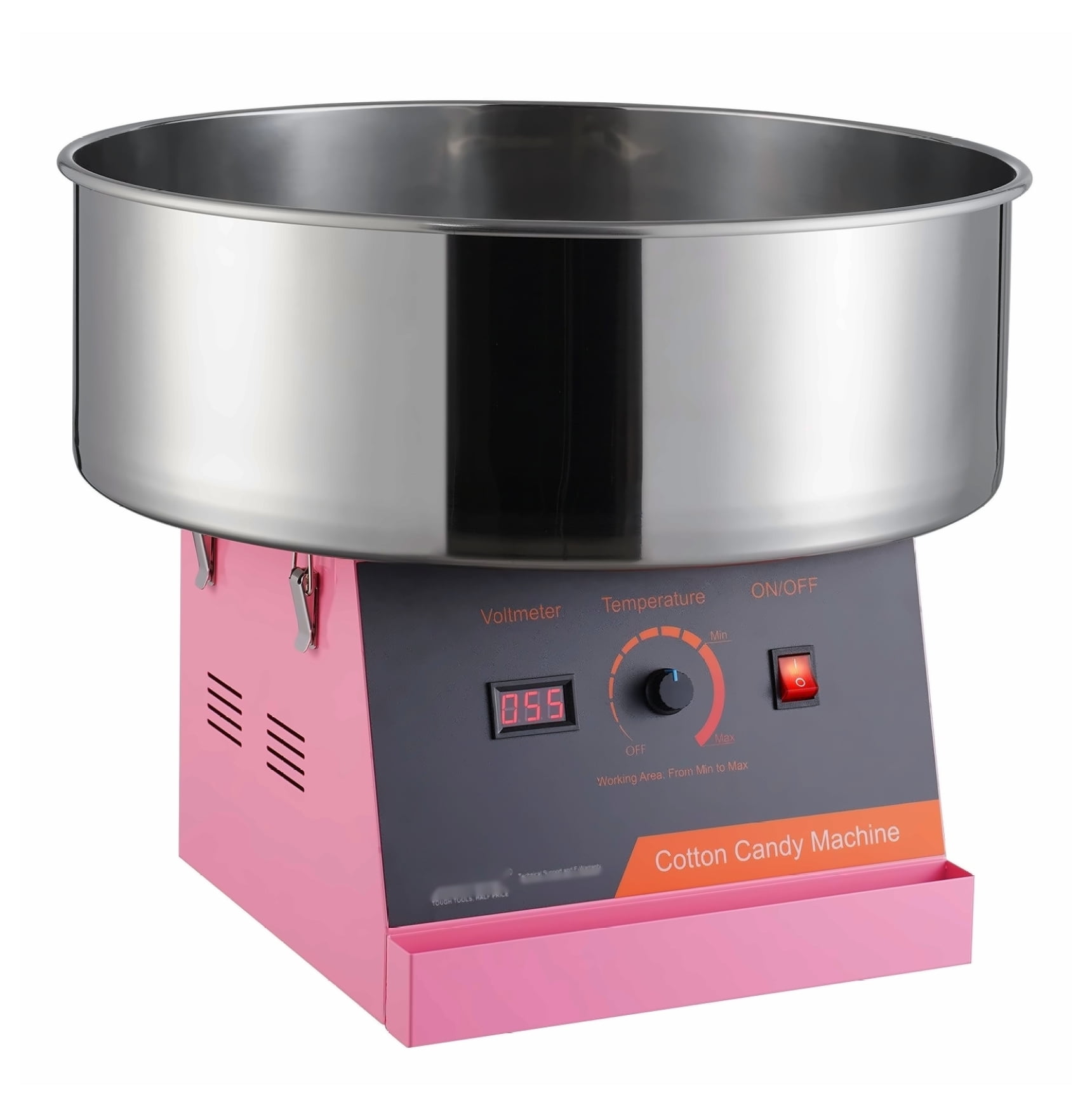 Electric Cotton Candy Machine, 1000W Candy Floss Maker, Commercial Cotton Candy Machine, Pink, for Home Parties