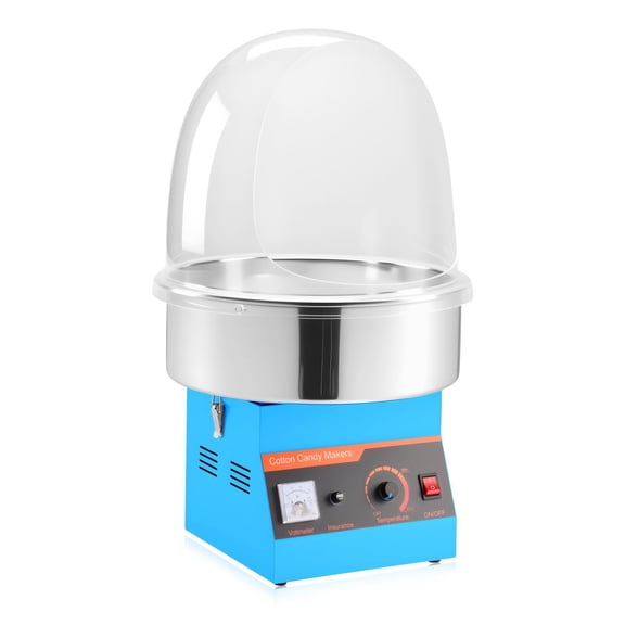 Electric Cotton Candy Machine, 1000W Commercial Floss Maker with Cover