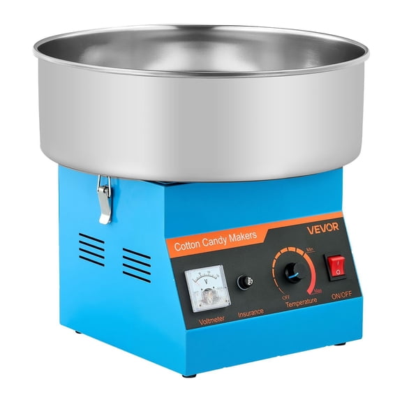 Electric Cotton Candy Machine, 1000W with 15" Bowl & Scoop, Perfect for Home and Parties