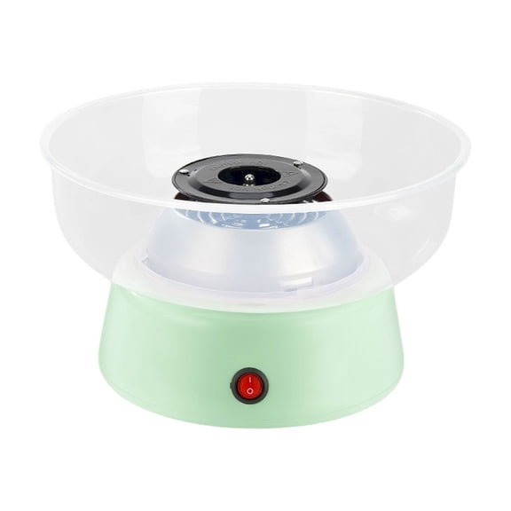 Electric Cotton Candy Maker Green Plastic EU Plug Sweet Dessert Making Kitchen Appliance