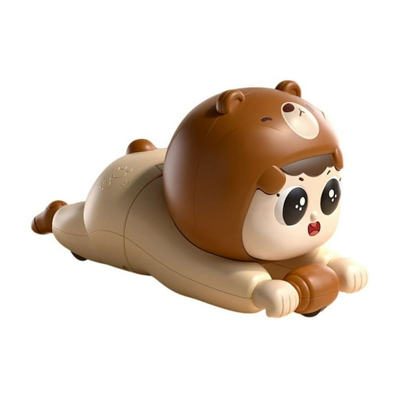 Electric Crawling Trainer Toy, Interactive Learning Crawler with Music and Movement for Motor Development and Exploration Encouragement