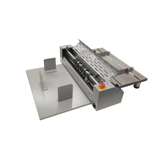 Electric Creaser Indentation Machine 25 Inch Adjustable Depth & Speed Dual Tracks 3000 Sheets/Hour