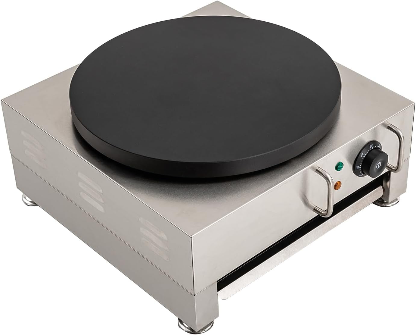 Electric Crepe Maker, 110V 1650W Powerful Stainless Steel Electric ...
