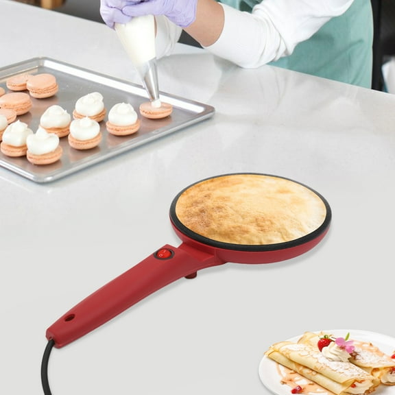 Electric Crepe Maker Baking Pancake Pan Non-Stick Frying Griddle Machine