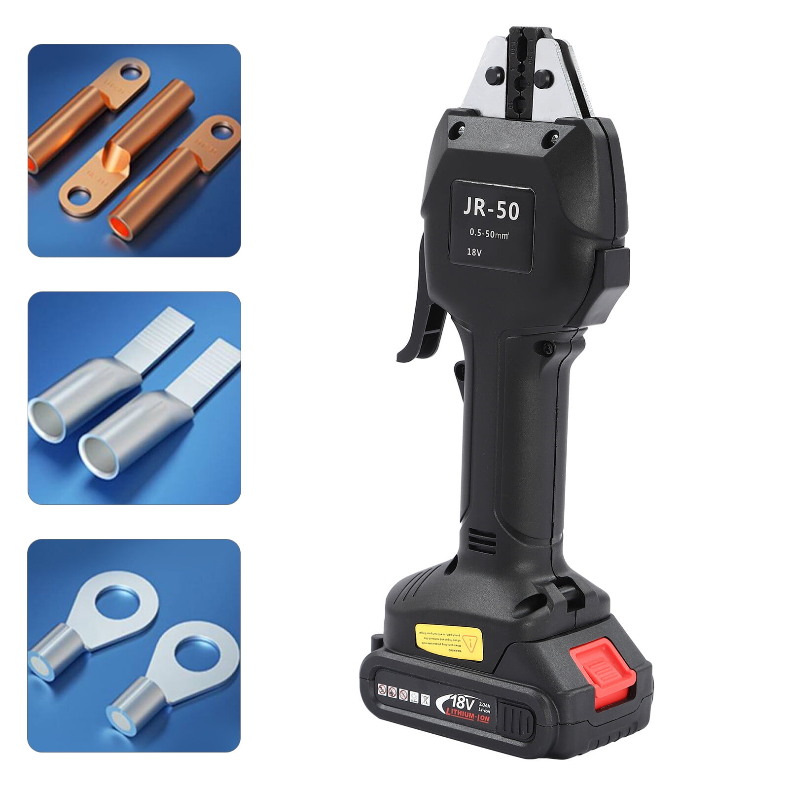 Electric Crimping Pliers Battery-powered Crimping Plier Terminal Crimping Tool for Communication Industry