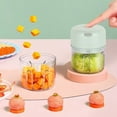 thumbnail image 1 of Electric Crusher Portable Mini Food Processor Wireless Vegetable Masher With USB Charging Rainproof Garlic Masher For Ice Cubes Spices 250ML, 1 of 9