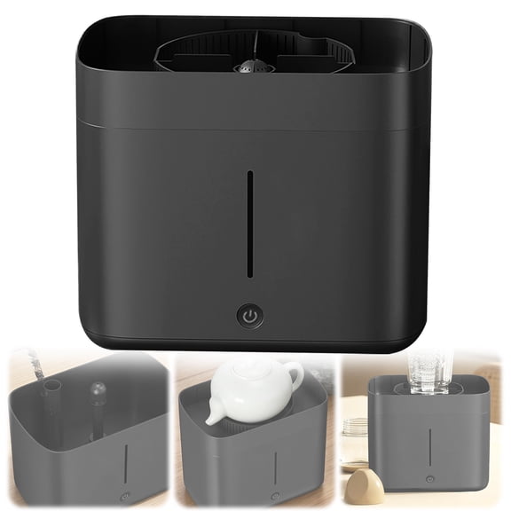 Electric Cup Cleaning Machine Navy — Automatic Cup Washer with Rotating Brush for Glasses, Mugs, Bottles and Dishware