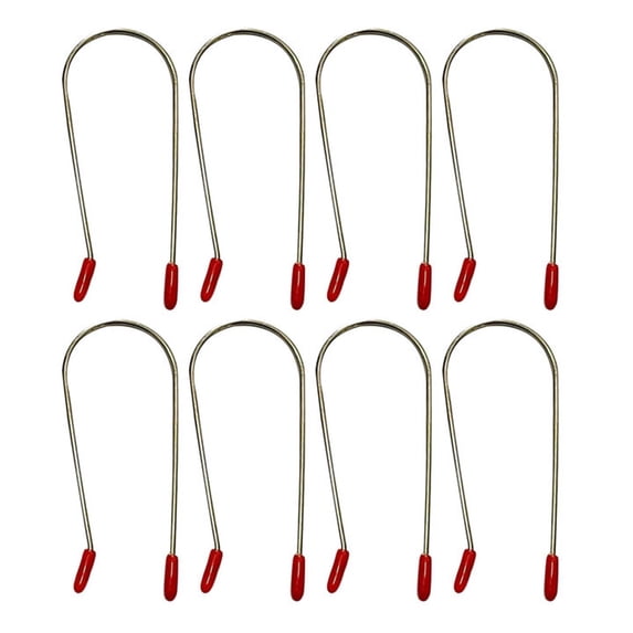 Electric Curling Roller Replacement Clips - 8pc U-Shaped Fixed Clips, Heat-Resistant, Universal for Hot Rollers, Durable