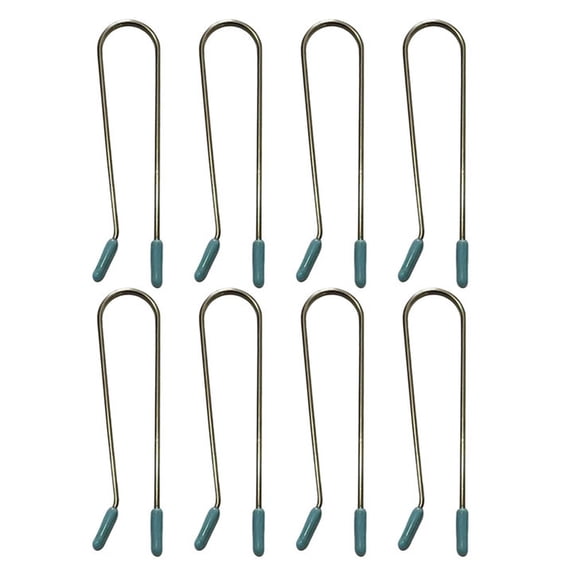 Electric Curling Roller Replacement Clips - 8pc U-Shaped Fixed Clips, Heat-Resistant, Universal for Hot Rollers, Durable