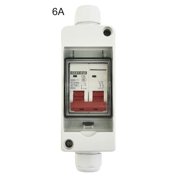 Electric Current Ratings Miniature Circuit Breaker For Challenging Environments 2-Pole Ac Circuit Breaker Easy Installation