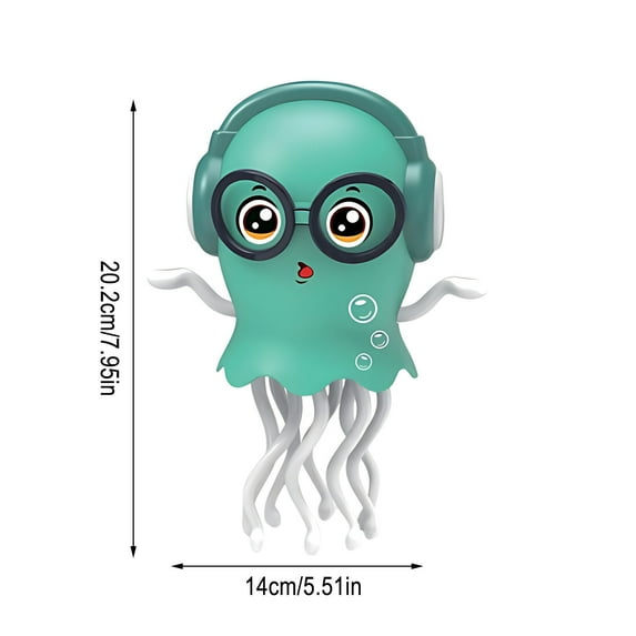 Electric Dancing Jellyfish Green - Animated Home Decoration Figurine, Fun Entertainment for Parties and Gatherings, Battery Operated Moving Toy, Colorful and Unique Gift for All Ages