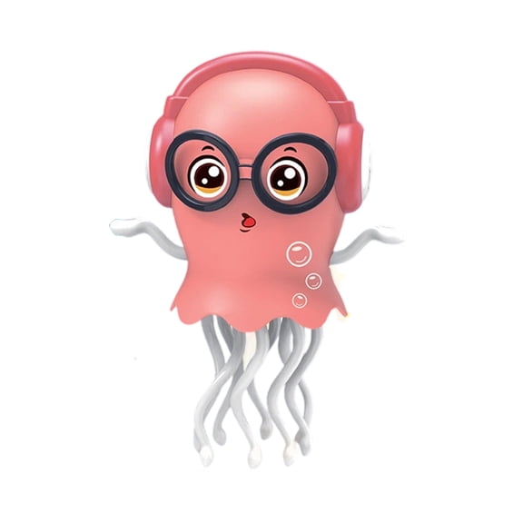 Electric Dancing Jellyfish Toy with Music and LED Light Power Omnidirectional Wheel Travel Friendly Toddler Gift