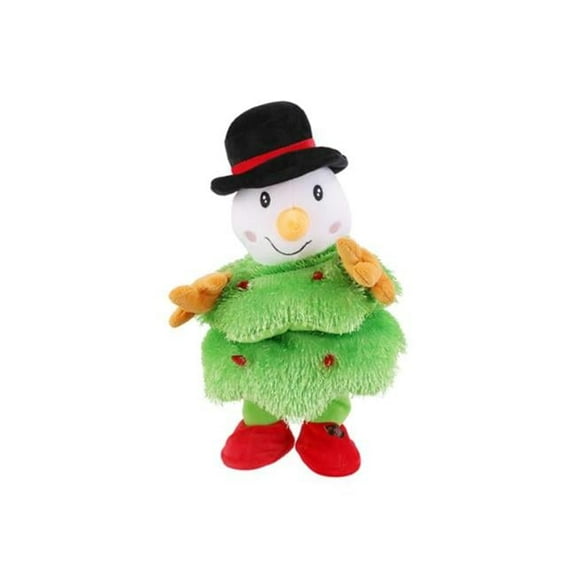 Electric Dancing Singing Twisting Snowman Talking Interactive Mimicking Funny Songs Wiggly Dance Kid Christmas Gift Plush Toy