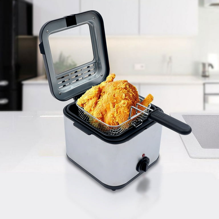 Electric Deep Fryer Cooker Home Countertop 2.5 L Oil Capacity SALE Frying 1000W Walmart