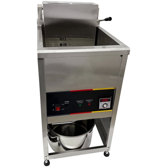 Electric Deep Fryer Frying Machine 30L Chicken Fryer Vertical Flip 220V