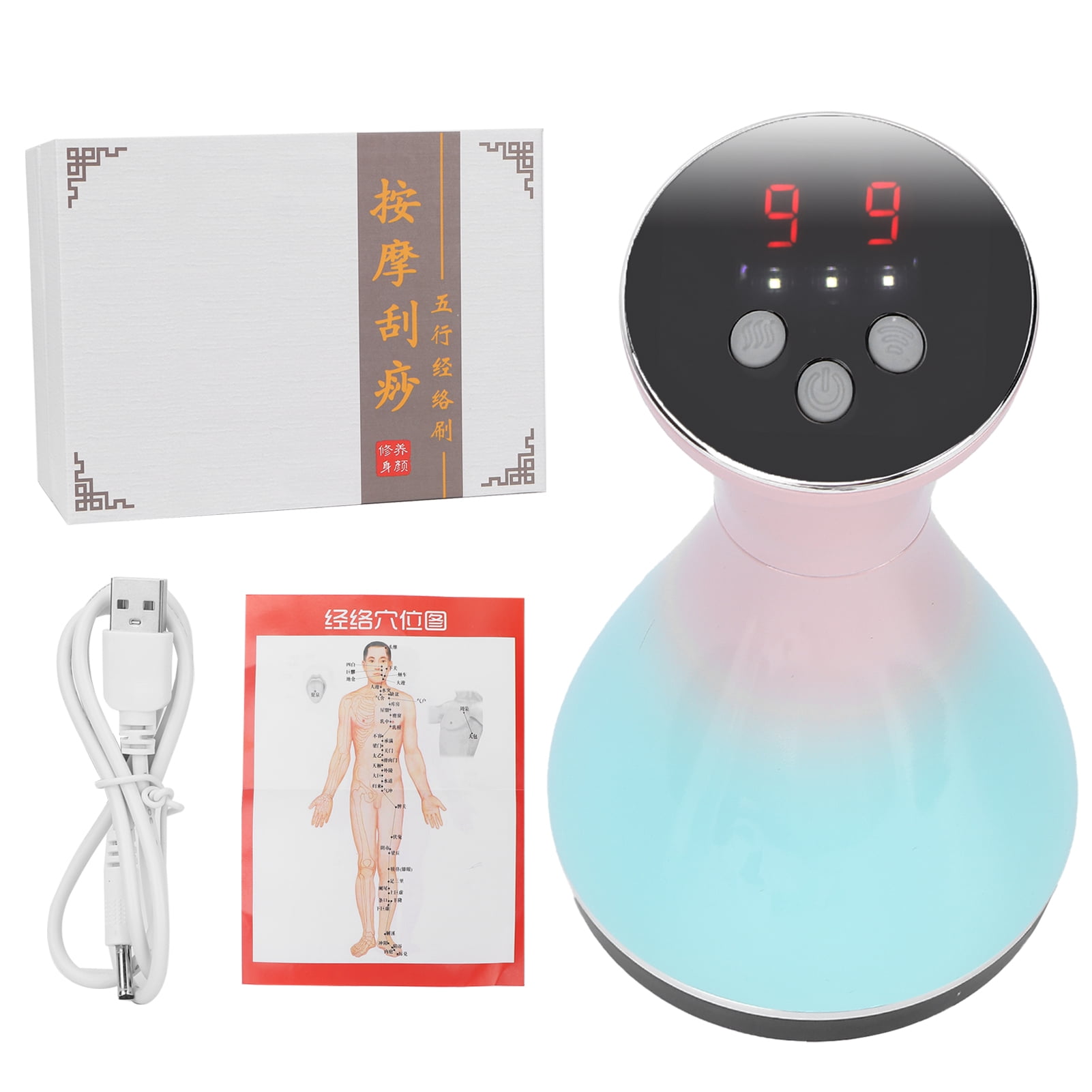 Electric Deep Tissue Massage Gun HandHeld Muscle Pain Relief Percussion Massager for Athletes(Red )
