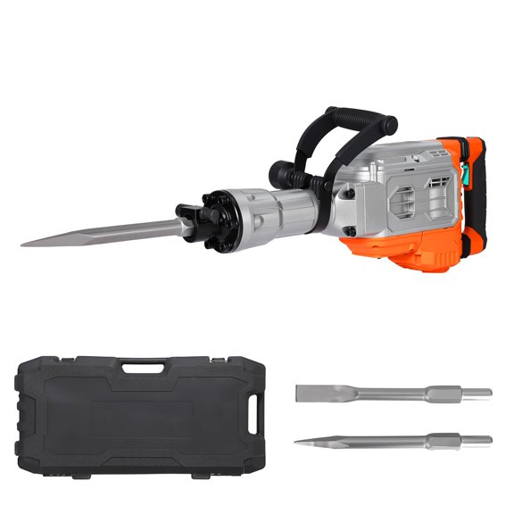 Electric Demolition Jack-Hammer 1500W/1700W Jackhammer Concrete Breaker 1800/1900 BPM TH-168D pointed chisel flat chisel