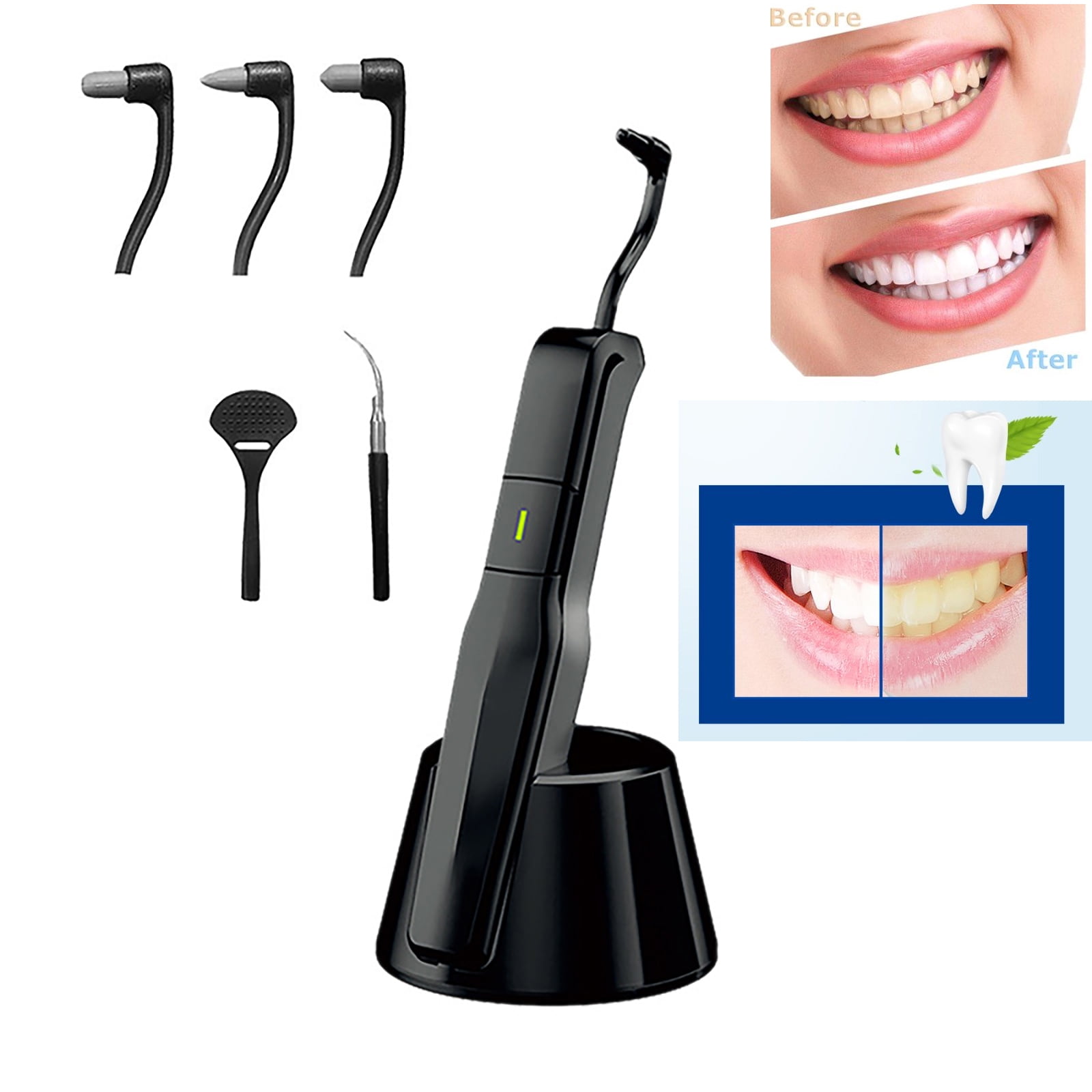 Electric Dental Calculus Scaler Tooth Polishing Cleaner Plaque Remover