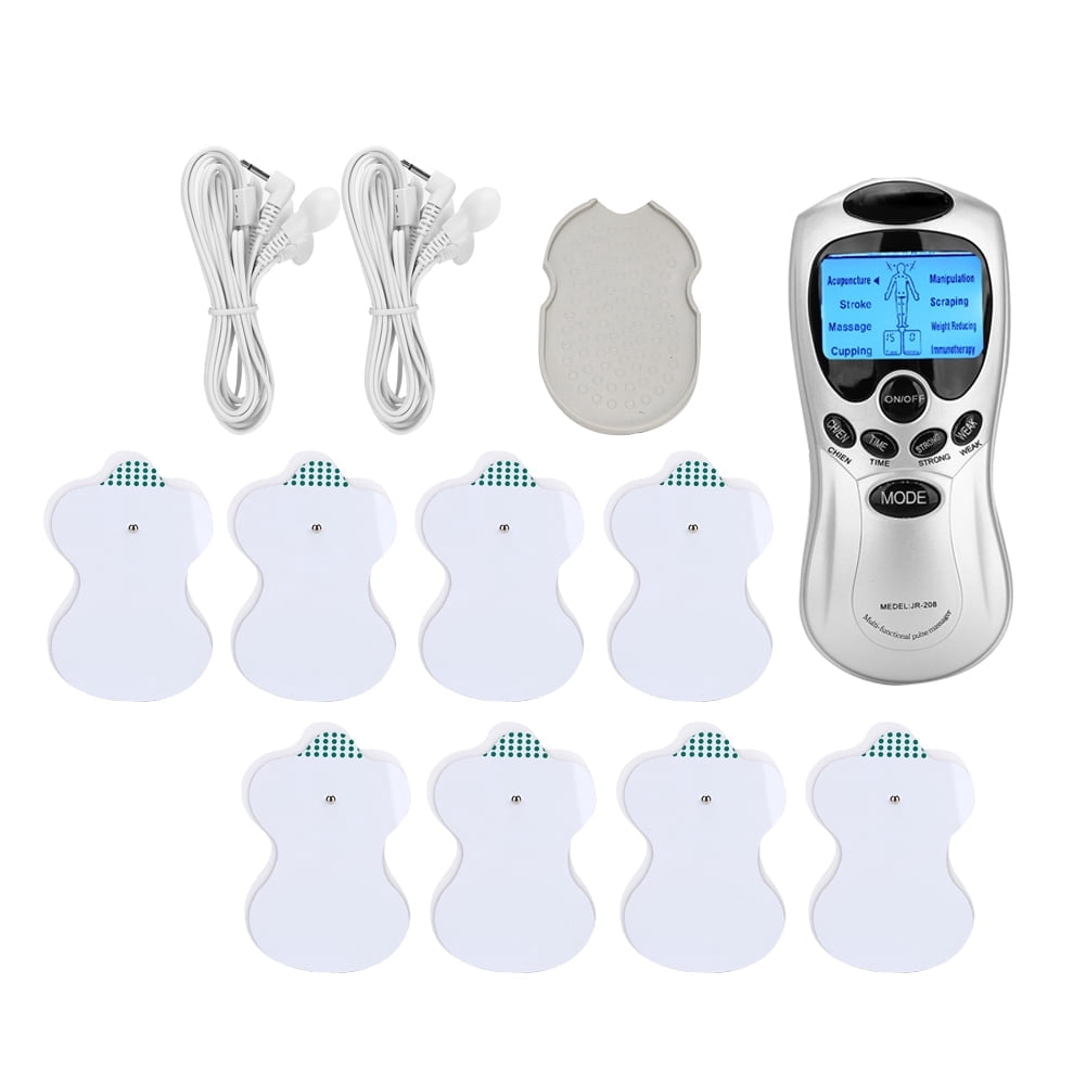 Electric Digital Pulse Massager Pain Relief Electrode Muscle Stimulator ...