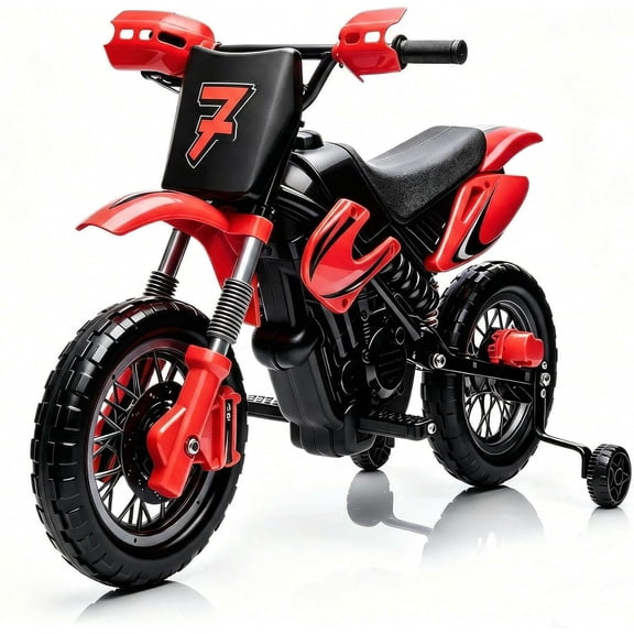 Electric Dirt Bike 12V Battery Powered Motorcycle Dual Motor Ride on