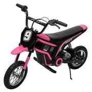 Electric Dirt Bike, 350W Electric Motorcycle-Up to 14.29MPH, 3-Speed Modes Motorcycle for Kids Ages 3-10, Max Weight 135 lbs.