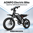 thumbnail image 1 of Electric Dirt Bike AONPO B20Ultra – Electric off-Road bike for Outdoor，52V 20Ah Battery Motorized Dirt Bikes, LCD Display with NFC Unlock, Gift for Him, 1 of 5