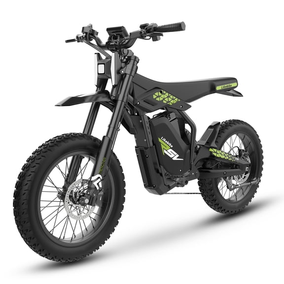 Electric Dirt Bike for Adults, 2000W Peak Motor, 48V 23Ah Removable Battery up to 50 Miles, 34MPH Fast E Bicycle, 20"x4.0 Fat Tires, Full Hydraulic Brakes and Suspensions, Mountain Off-Road Dirt Bike