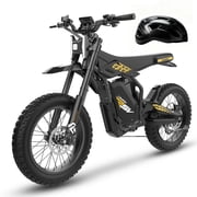 Electric Dirt Bike for Adults, 2000W Peak Motor, 48V 23Ah Removable Battery up to 50 Miles, 34MPH Fast E Bicycle, 20x4.0 Fat Tires, Full Hydraulic Brakes and Suspensions, Mountain Off-Road Dirt Bike