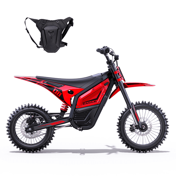 Electric Dirt Bike for Adults 45 mph&220nm E-Bike up to 60 Miles Range 14"/12" Fat Tire off Road Ebike with 52V 27AH Removable Battery 3200W Peak Motor Mountain E Bike