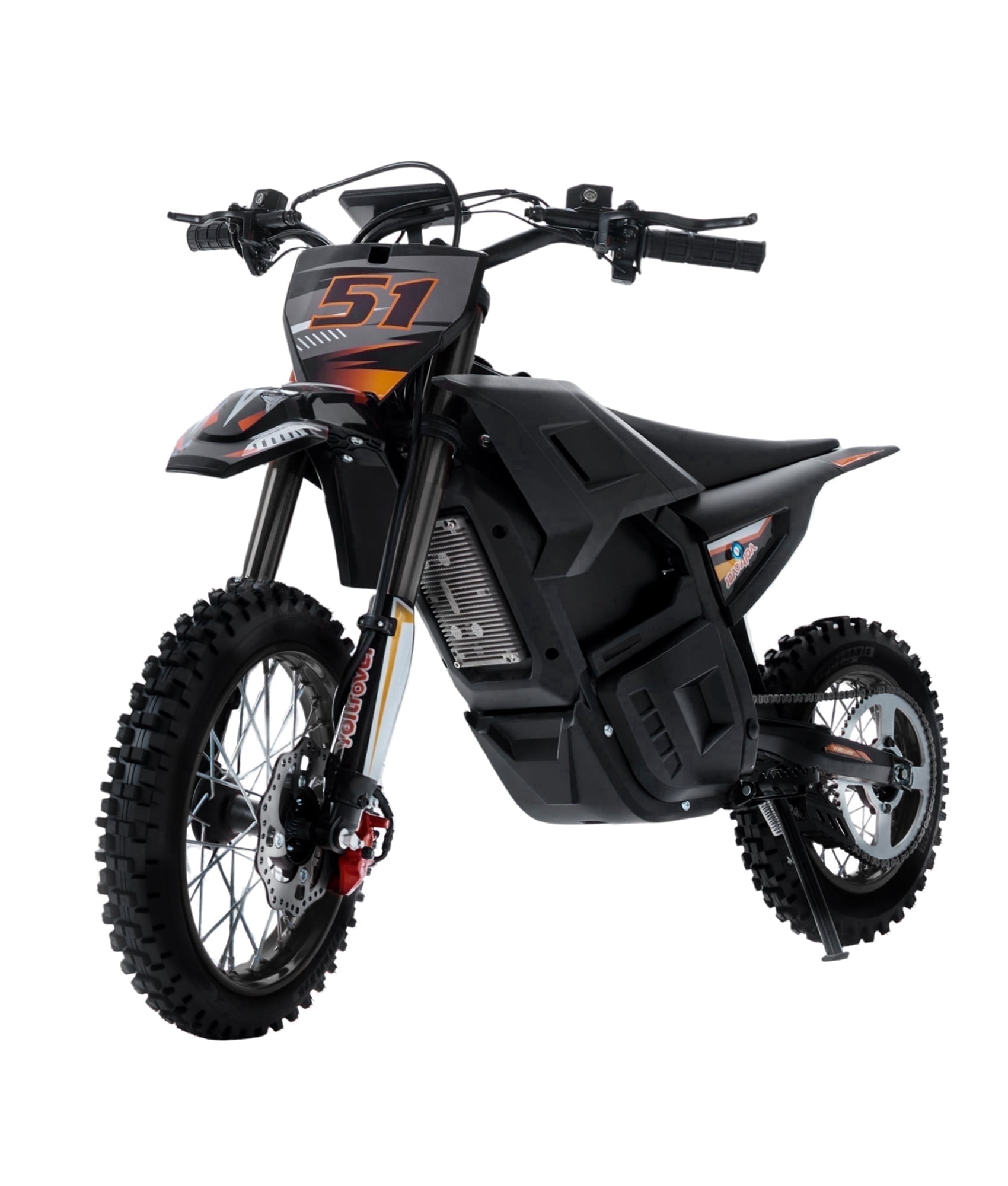 Electric Dirt Bike for Adults & Teens 13+, 2000W Off-Road Electric Motorcycle, 48V 21Ah Removable Battery, 37MPH Fat Tire E Dirt Bike with Hydraulic Brakes, Family Trail Riding Gift-Black