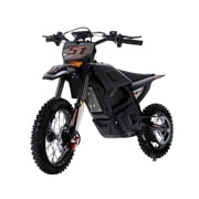 Electric Dirt Bike for Adults & Teens 13+, 2000W Off-Road Electric Motorcycle, 48V 21Ah Removable Battery, 37MPH Fat Tire E Dirt Bike with Hydraulic Brakes, Family Trail Riding Gift-Black