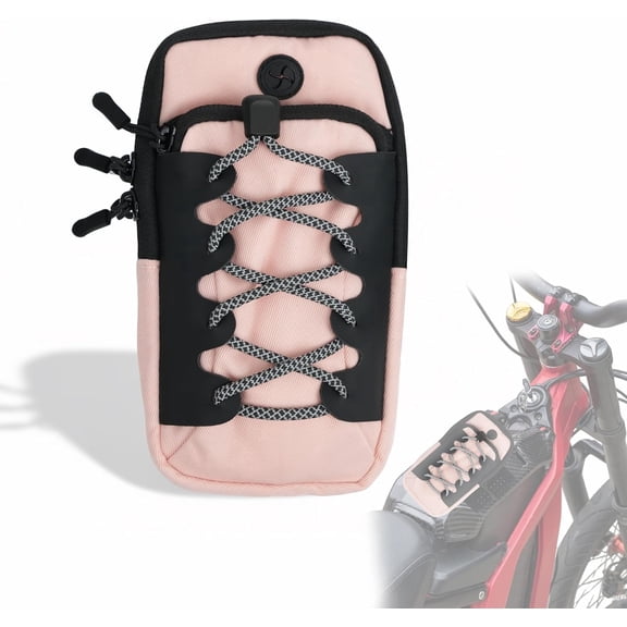 Electric Dirt Bike Frame Bag, Motorcycle Front Cover Storage Compatible with Surron Light Bee S/X, Tutti Soleil 01, Yozma IN 10, E-Ride Pro SR/S/SS, Talaria MX3/MX4/MX5 Ebike Accessories (Pink)