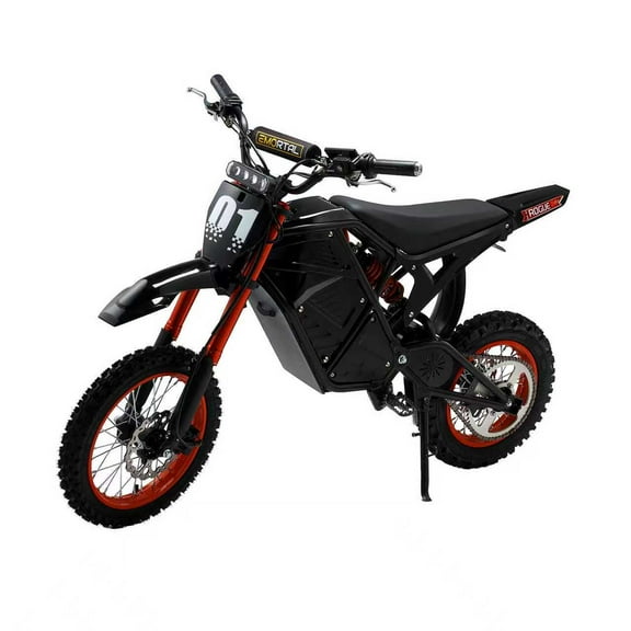 Electric Dirt Bike for Teens Adults, 2000W Peak, 48V 23Ah, 37MPH Top Speed, Up to 45 Miles, 14"/12" Tire Off-Road Ebike, Rear and Front Suspension System, Dual Hydraulic Disc Brakes, Age 13+