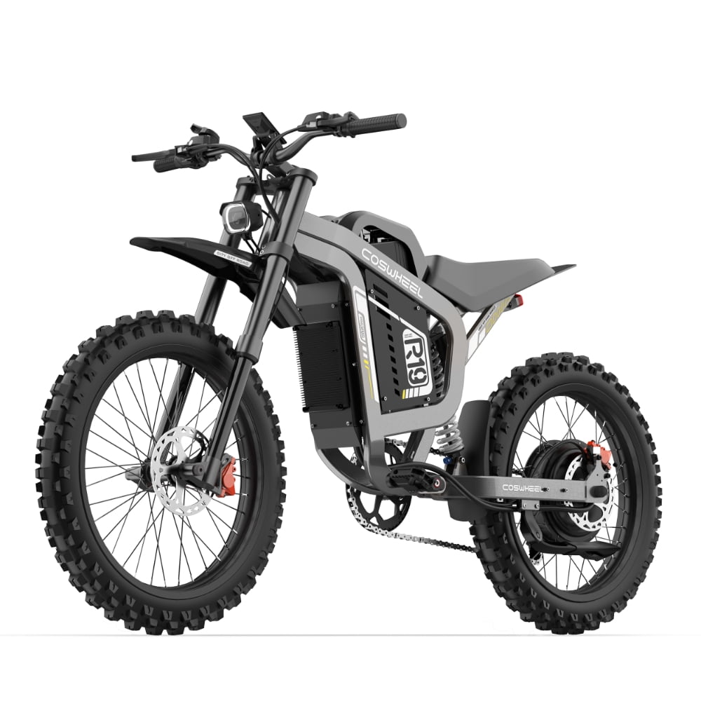 Electric Dirt Bike for Adults, 72V 40Ah, 75 Miles, 6000W Motor, 45MPH