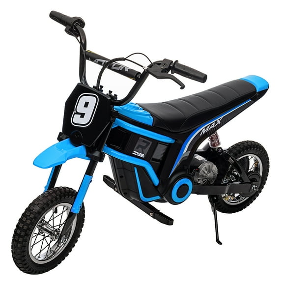 Electric Dirt Bike for Ages 8–12, 350W Electric Motorcycle Up to 14.29MPH & Up to 13.7 Miles Long Range, 3-Speed Modes, Max 135 Lbs