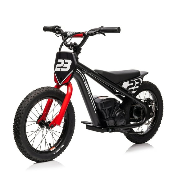 Electric Dirt Bike for Kids,250W Electric Motorcycle Up to 15 MPH, 24V Detachable Battery, 3 Speed Settings Electric Balance Bike for Ages 3-6/5-12