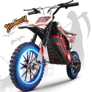 Electric Dirt Bike for Teens Adults, 500W Electric-Motorcycle Mountain Off-Road EBike