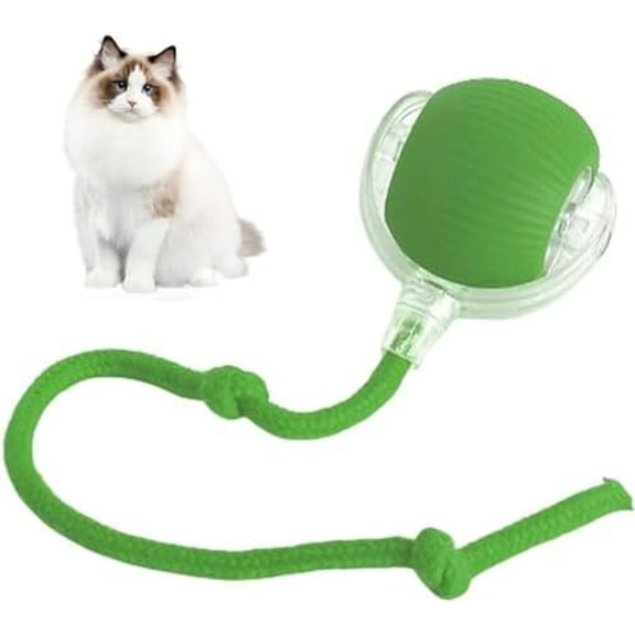 Electric Dog Ball Toy Smart Cat Toy Ball Interactive Dog Ball, Active Rolling Ball for Dogs, Lettuce Interactive Pets Toys Cat Toys Rolling Ball Smart Interactive Toys (Green) Green Green