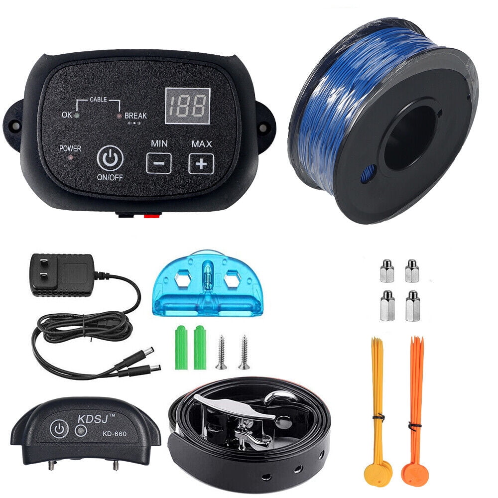 Electric Dog Fence,Wired Pet Containment System Aboveground/Underground