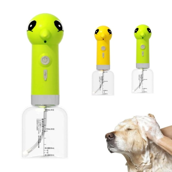 Electric Dog Foam Machine Rechargeable Automatic Soap Dispenser for Cat Bath Tub Basin
